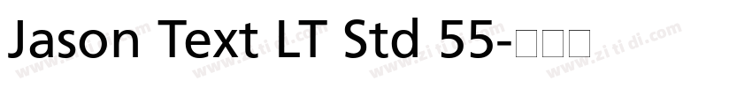 Jason Text LT Std 55字体转换